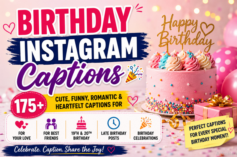 Birthday Instagram Captions