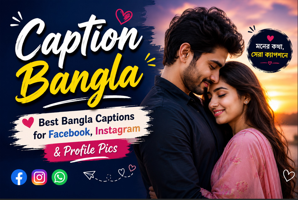 Caption Bangla 2026 – Attitude, Sad, Love, Romantic, Funny & FB Caption