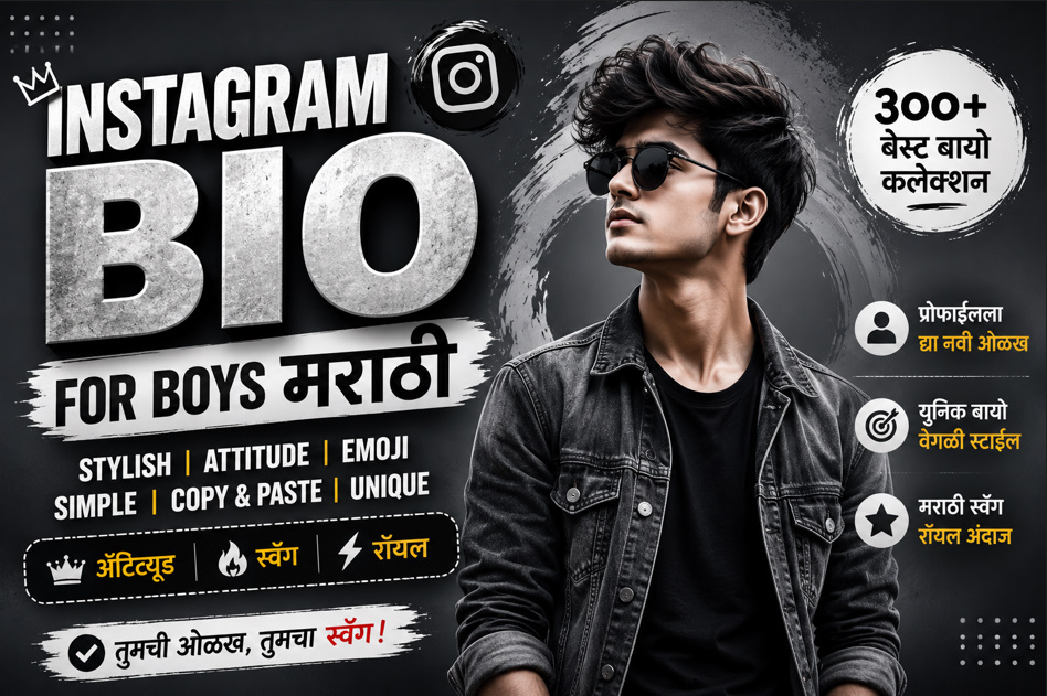 Instagram Bio For Boys Marathi