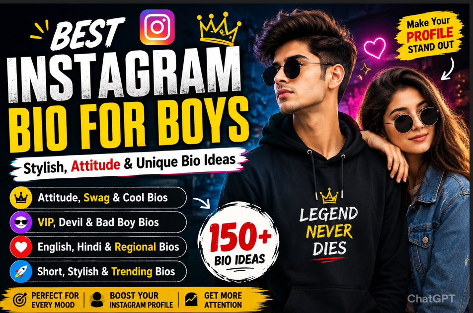 Instagram Bio For Boys