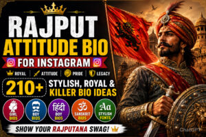 Rajput Attitude Bio For Instagram