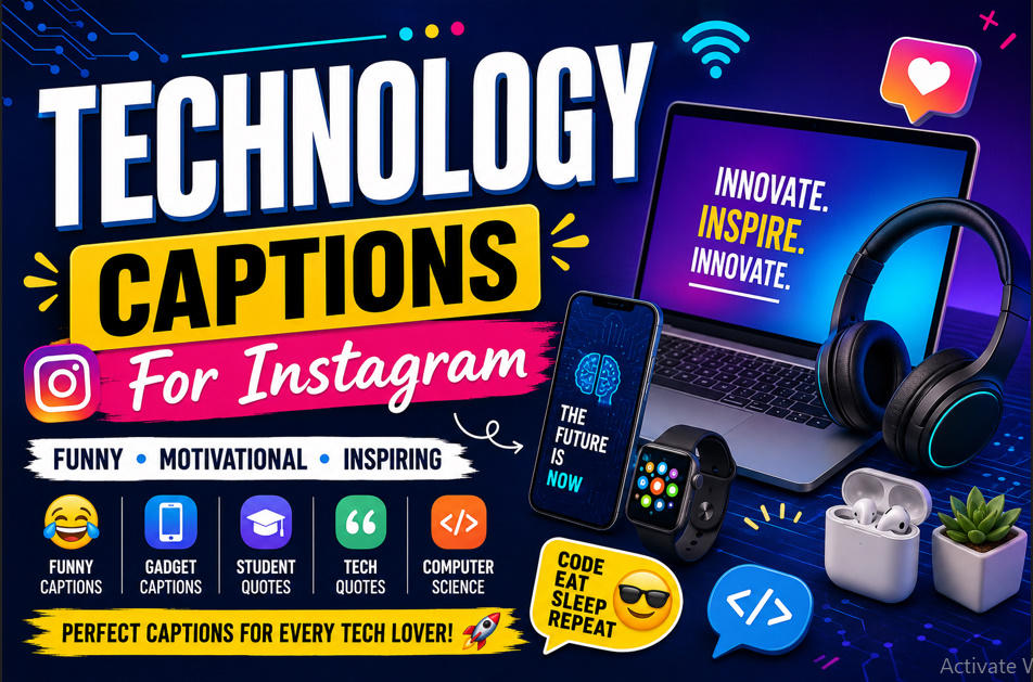 Technology Captions For Instagram