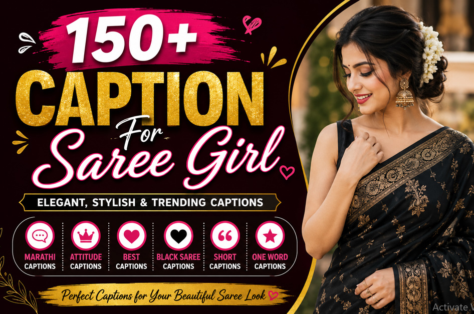 Caption For Saree Girl
