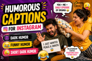 Humorous Captions for Instagram
