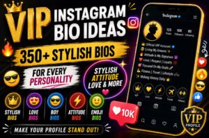 350+ Instagram Bio VIP Account 🚗| Font For Stylish Ideas