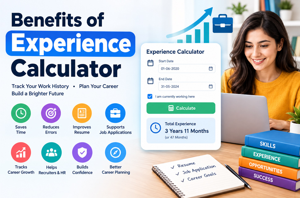 Benefits of Experience Calculator.